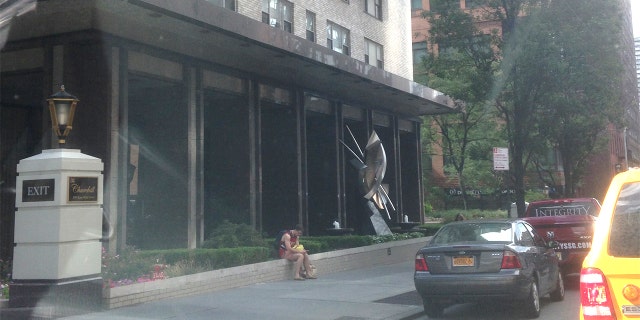 Otto Warmbier seen sitting at the Churchill apartment building in Manhattan, at 40th Street and Second Avenue, just three blocks from what could be "Otto Warmbier Way." On 43rd Street and Second Avenue in front of the North Korean Mission to the UN