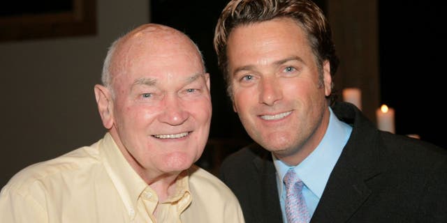 Michael W. Smith and his father Paul Smith (Used with permission per KLOVE Books and The MWS Group.)