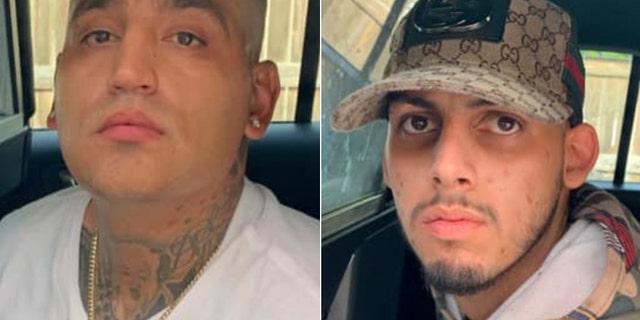 Jaime Trevino, 39, and Adrian Guillen, 19, were arrested Friday just hours after they allegedly broke into a woman's house and held her at gunpoint while ransacking her house.