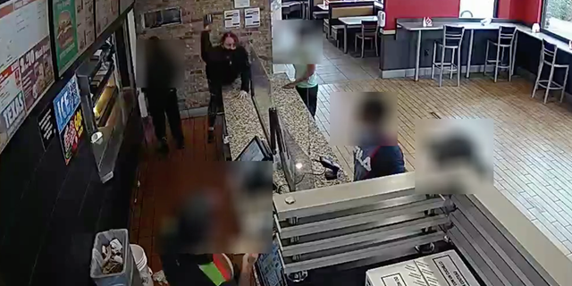 Dakota Kern allegedly started throwing objects at Burger King employees after she says someone uttered a racial slur.