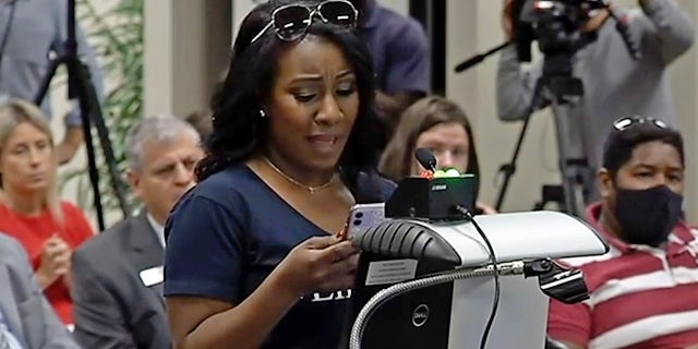 Quisha King, Florida mom, speaks out against critical race theory.