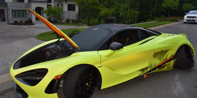 Davis took to social media to offer a cash reward to anyone that could help identify the "idiots" he said broke into his garage and stole his McLaren 720S. (Union County Sheriff’s Office)