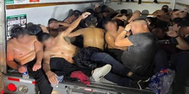 More than 30 illegal immigrants packed into the back of U-Haul in sweltering heat.