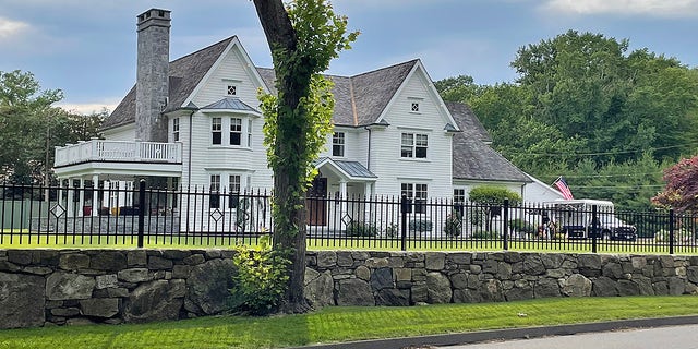 The Westport, Connecticut, home where two bodies were found Thursday. (Connor Ryan/Fox News)