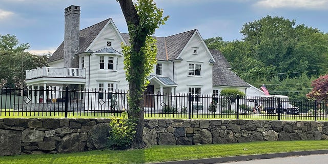 The Westport, Connecticut, home where two bodies were found Thursday. (Connor Ryan/Fox News)