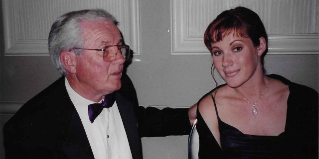 Elisa Donovan with her father.