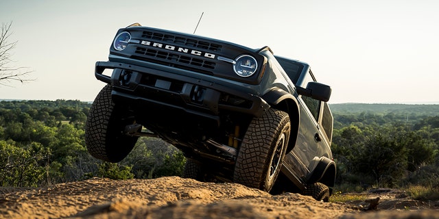 An independent front suspension helps the Bronco stand apart from the Wrangler.