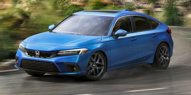 The 2022 Honda Civic Hatchback will be available with a manual transmission.