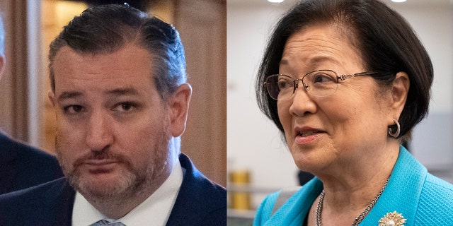Sen. Mazie Hirono accused Sen. Ted Cruz of "mansplaining" on Wednesday after he claimed she didn't believe in judicial originalism because it "would prevent outcomes that she supports." (Associated Press)