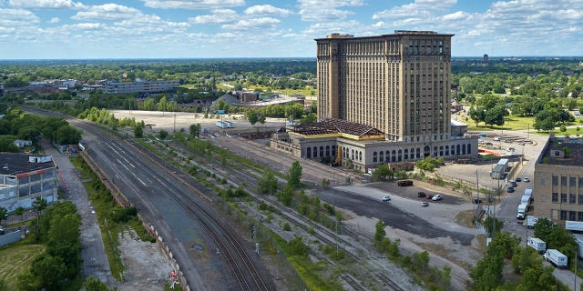 The Michigan Central Station opened for business in 1914 and was abandoned in 1988.