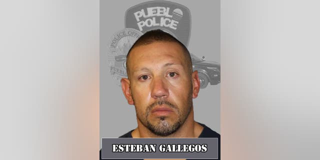 Esteban Gallegos, 41, is accused of shooting at a group of off-duty firefighters in the early hours of Sunday morning.