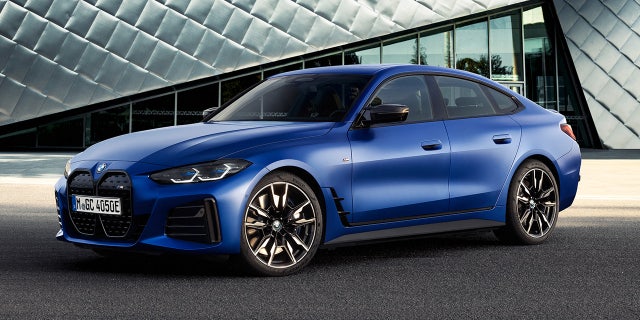The BMW i4 M50 is a high performance version of the brand's electric four-door hatchback
