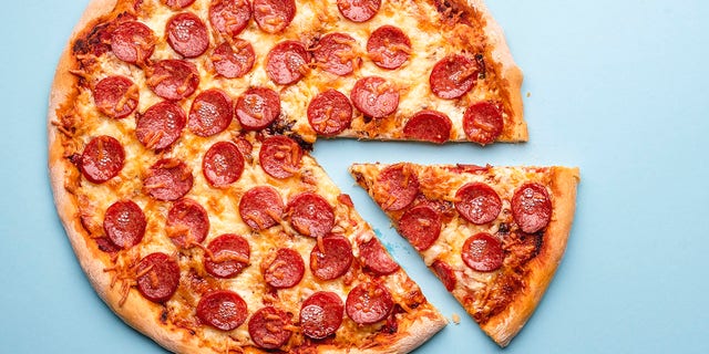 Pepperoni pizza in a view from above. One Reddit commenter selected "pizza" as the answer to the question, "What is awesome, has always been awesome, and will forever be awesome?"