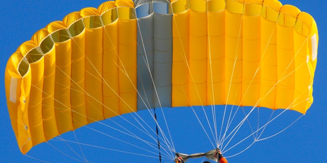 A skydiver