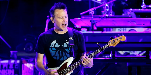 Mark Hoppus of Blink-182.  The 49-year-old rocker shared details about his cancer diagnosis during a live Twitch broadcast with fans.