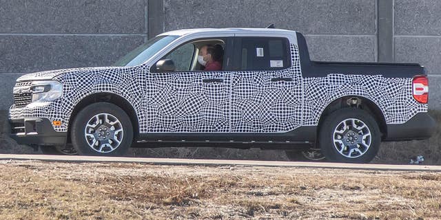 A disguised Maverick pickup has been spotted undergoing tests.