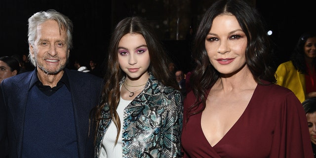 Michael Douglas and Catherine Zeta-Jones share two children together, son Dylan and daughter Carys.