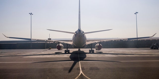 The auxiliary power turbines are typically located in the tail of the aircraft.