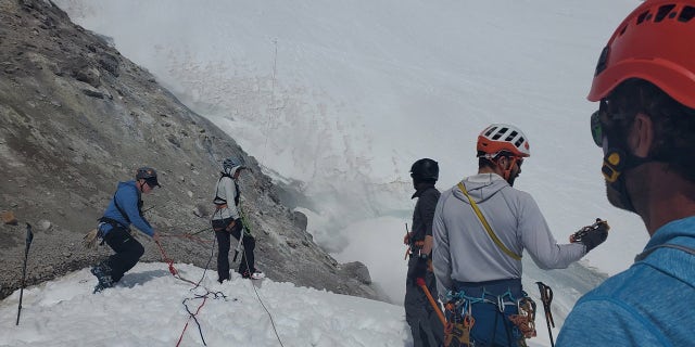 The man was at an elevation of approximately 10,500 feet when he fell, officials said.
