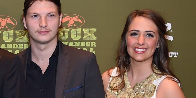 Reed Robertson and Brighton are expecting their first child in November.