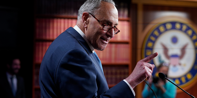Senate Majority Leader Chuck Schumer, D-N.Y., pushed through a $1.7 trillion spending bill Thursday, just one day before a partial government shutdown.