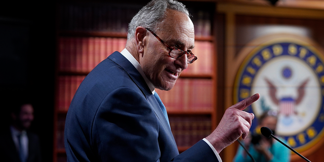 Senate Majority Leader Chuck Schumer, D-N.Y., pushed through a $1.7 trillion spending bill Thursday, just one day before a partial government shutdown.