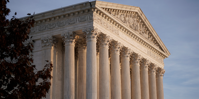 This November 5, 2020 file photo shows the Supreme Court of Washington.  (AP Photo / J. Scott Applewhite, file)