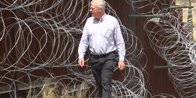 "A big change we're seeing is that 90% of the mules, the ones that are bringing the drugs into the U.S., are U.S. citizens," said Santa Cruz, AZ County Sheriff David Hathaway (Stephanie Bennett/ Fox News).