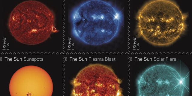 stamps featuring the sun