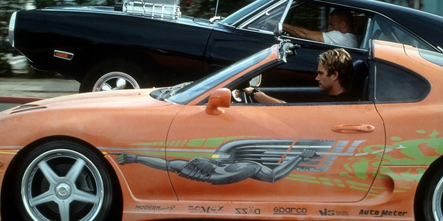 The Supra was used in the film's climactic drag race.