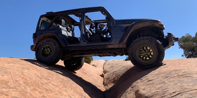 The Xtreme Recon package is available on several Wrangler models and provides the most ground clearance offered from the factory.