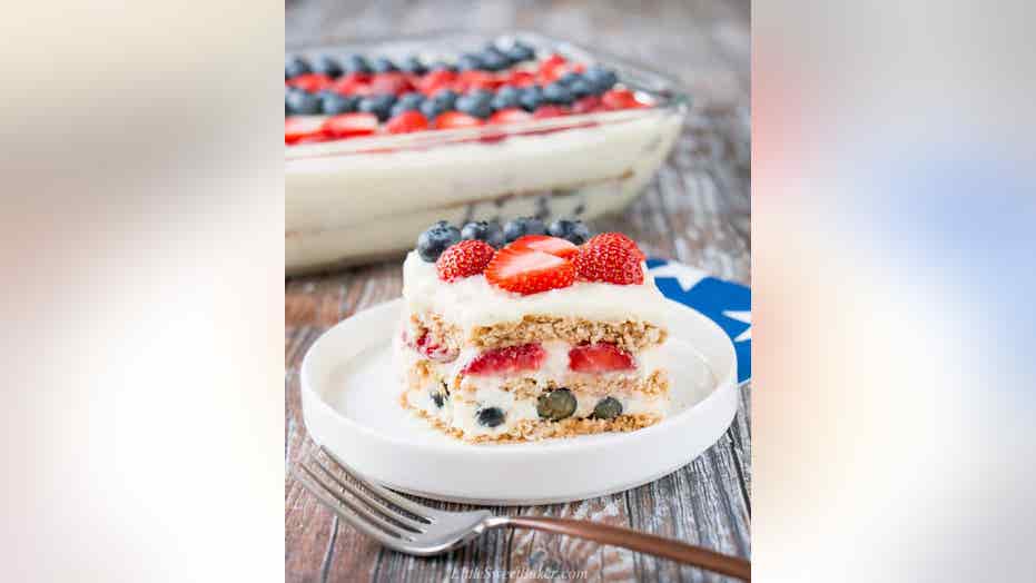 This July 4th icebox cake recipe is a refreshing dessert for summer celebrations