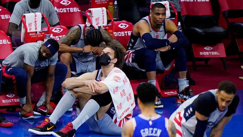 Without Embiid, 76ers roll past Wizards and into 2nd round