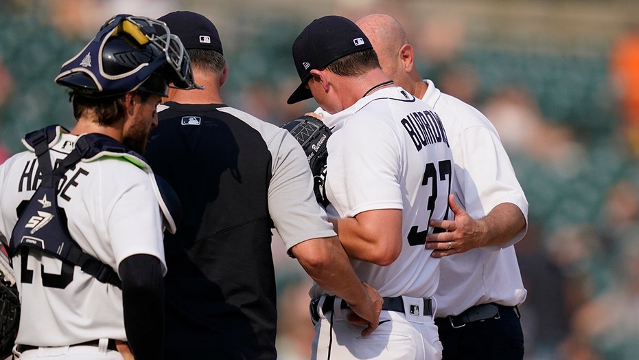 Detroit Tigers pitcher throws up all over mound, demoted to Triple-A after the game