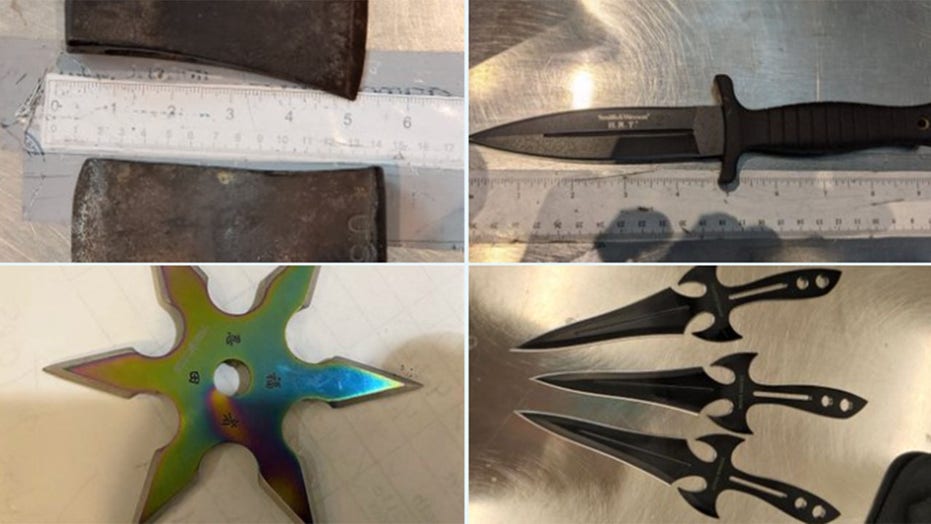 Travelers caught with throwing stars, other bladed weapons at Boston Logan Airport