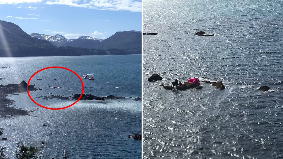 Coast Guard rescues 3 people, 2 dogs in inflatable pink flamingo raft off Alaska coast