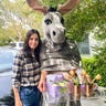 Kate Hudson sent a mule to gift her celebrity friends including Courteney Cox, pictured, her King St. Vodka and CANN Social Tonics, with a custom Moscow Mule Edie Parker tray kit to celebrate the beginning of summer over the holiday weekend.