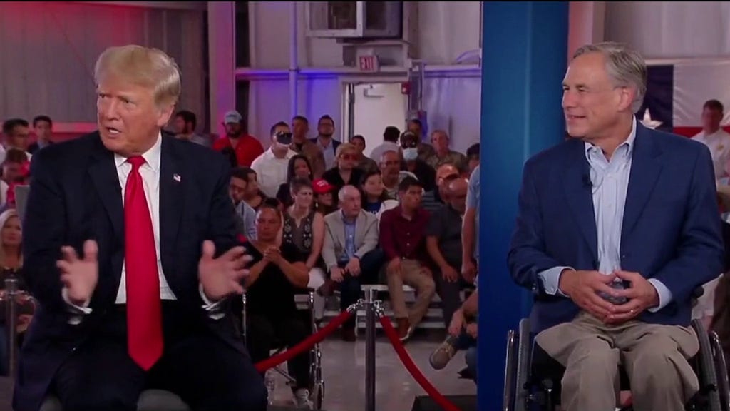 Trump rips Biden for ongoing border disaster during 'Hannity' town hall