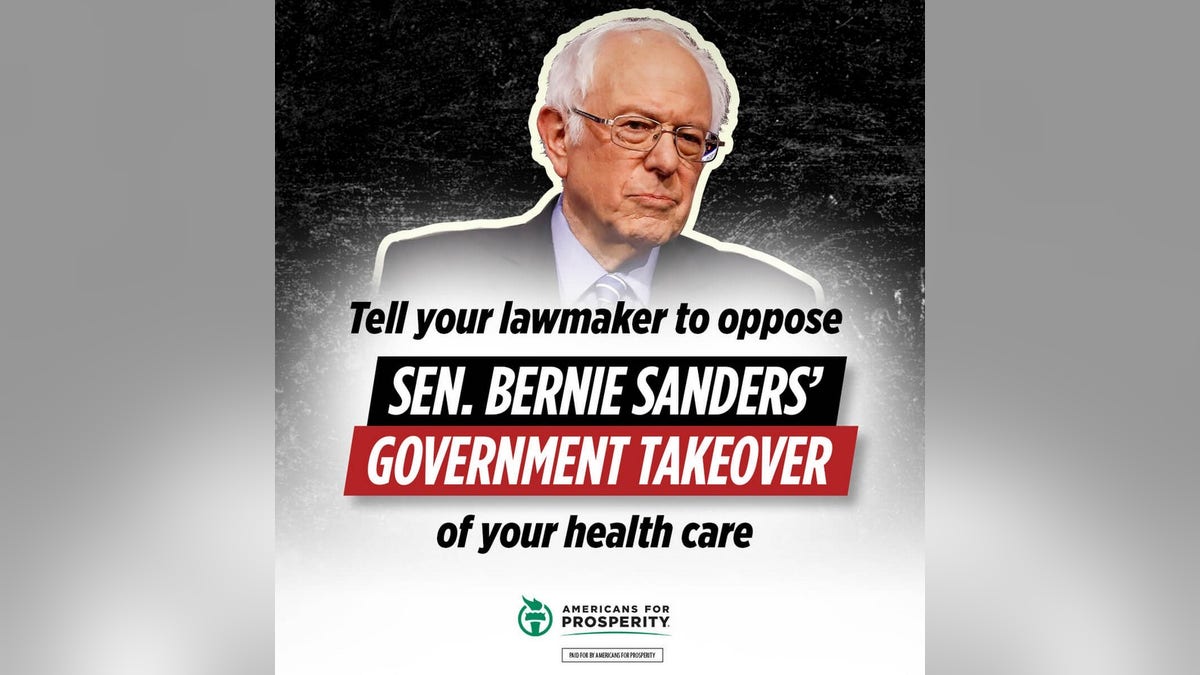 Major conservative group spotlights Sanders ‘health care heist’ in new ad blitz. AFP’s seven-figure campaign will target districts represented by 13 potentially vulnerable House Democrats 