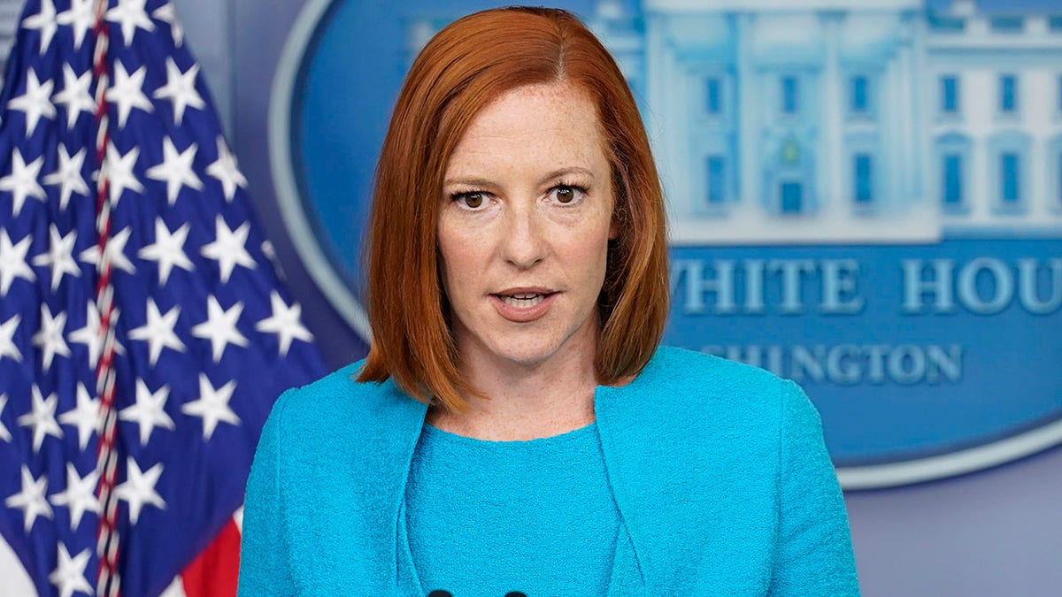 White House press secretary Jen Psaki speaks during the daily briefing at the White House in Washington, Thursday, July 15, 2021. (AP Photo/Susan Walsh)