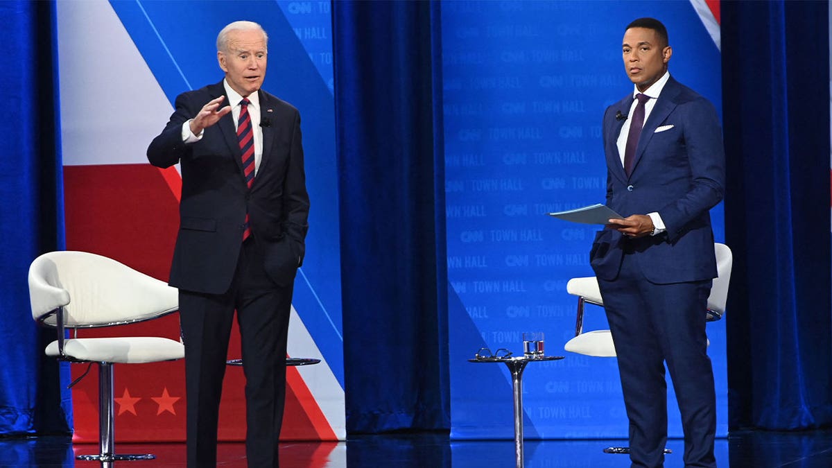 President Joe Biden participates in CNN Town Hall hosted by Don Lemon