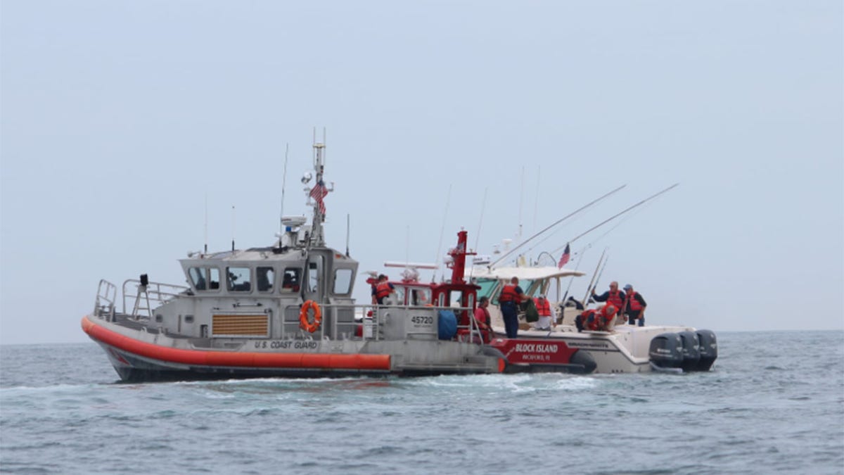 Boat struck by whale