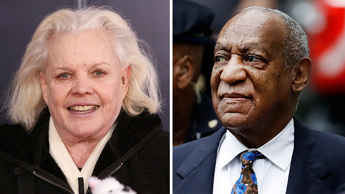 Actress Carroll Baker said one day before Bill Cosby's release from prison that it was 'a sin' the embattled performer was locked up on sexual assault charges. 