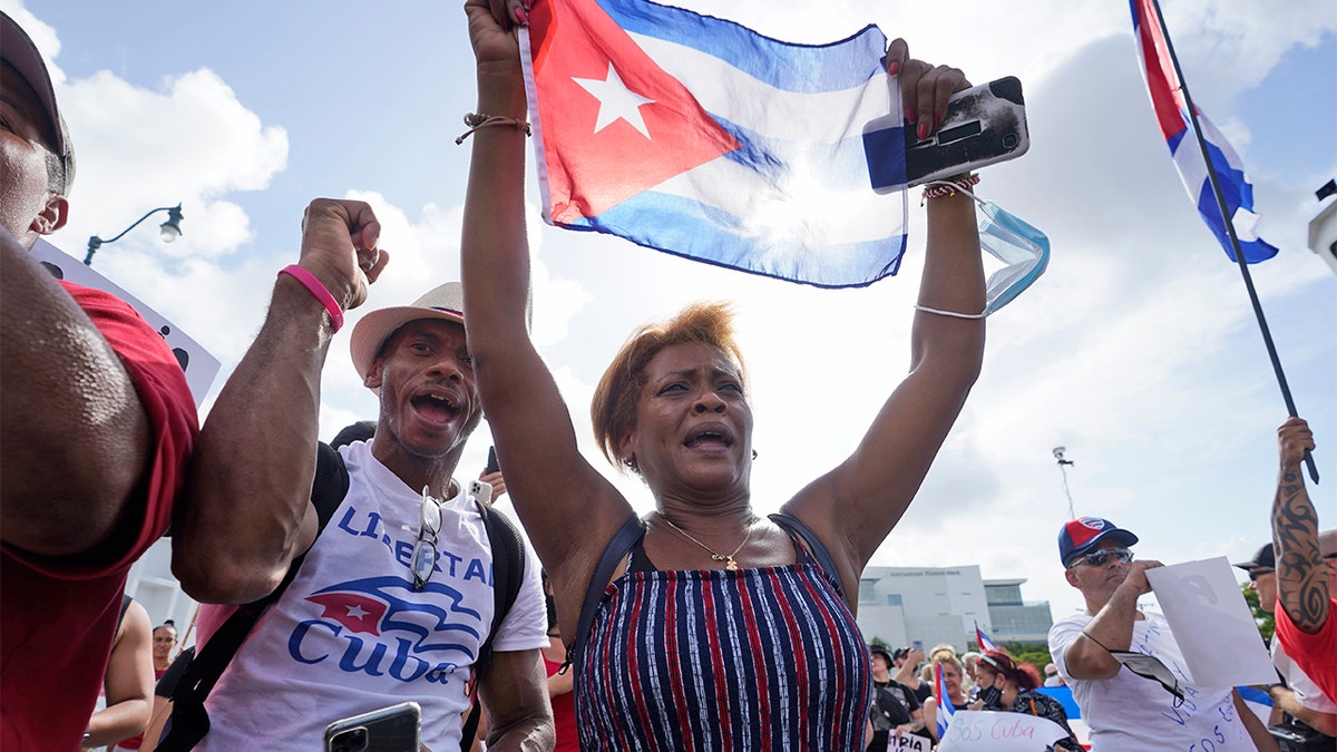 Miami Cuba protest 2021