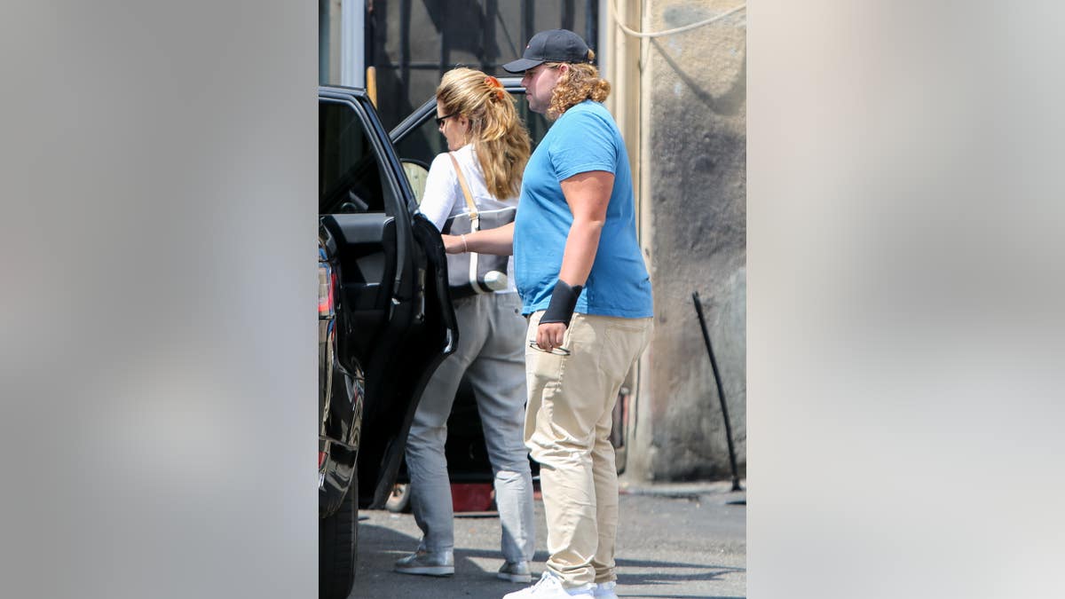 Christopher Schwarzenegger with Maria Shriver