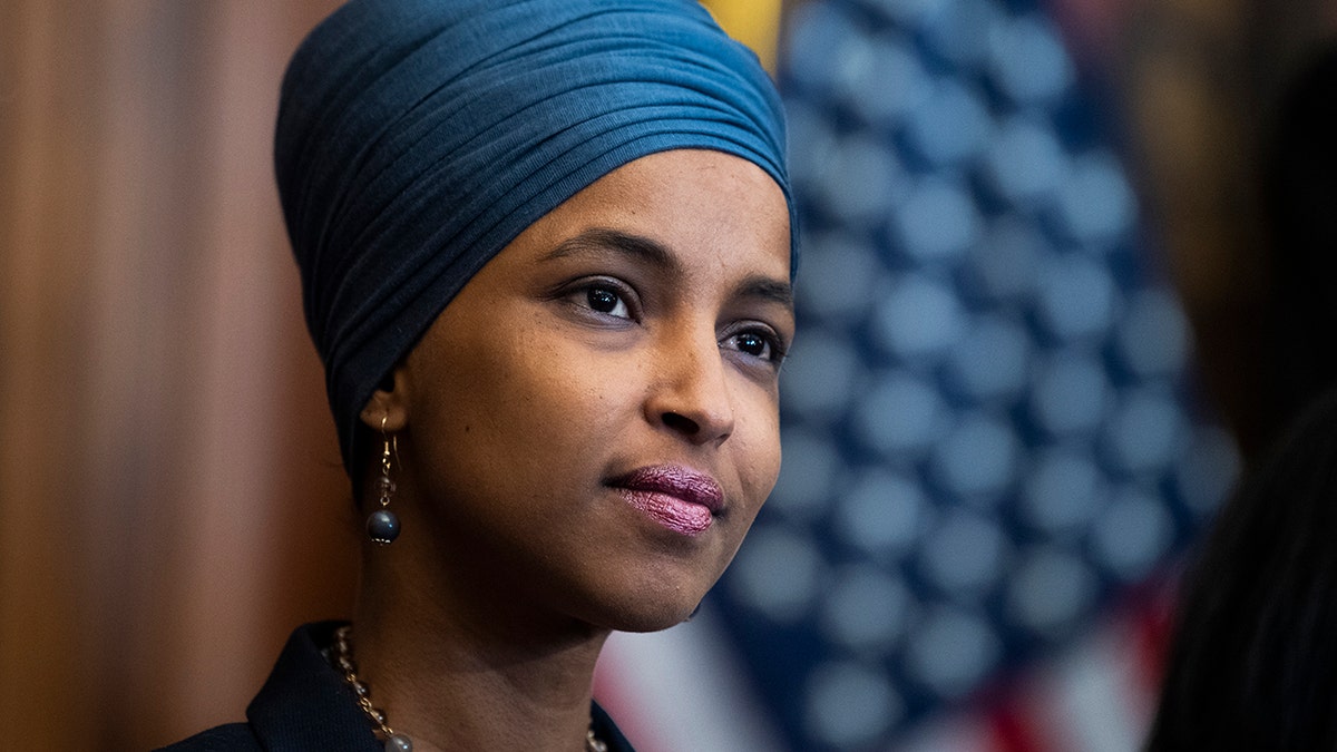 U.S. Rep. Ilhan Omar, D-Minn., is seen at the U.S. Capitol in Washington, June 17, 2021. (Getty Images)