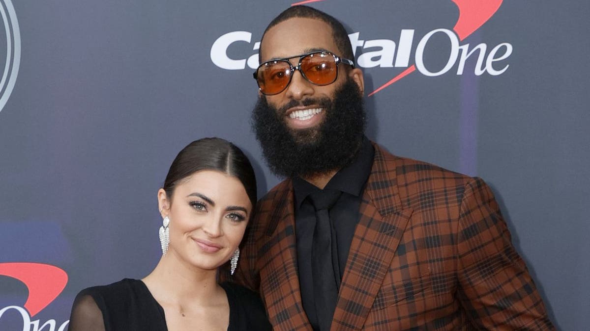 Rachael Kirkconnell and Matt James attend the 2021 ESPY Awards on July 10, 2021, in New York City. (Michael Loccisano/Getty Images)
