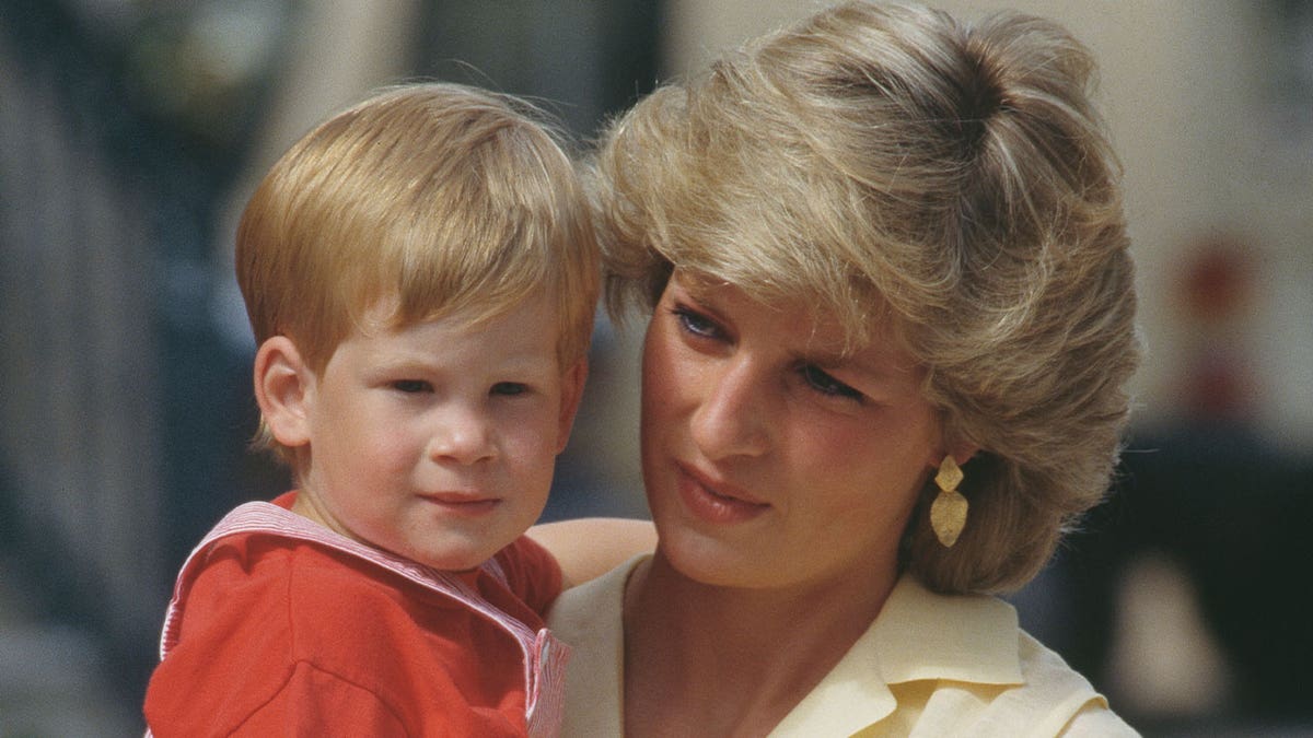 Princess Diana held Prince Harry