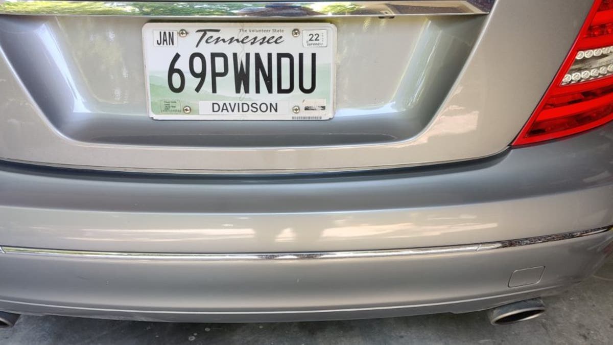 The lawsuit explains Leah Gilliam's reasoning for the plate, which she first received a decade ago: It "combines the year of the moon landing (1969) with a common gaming term, ‘pwn.’"