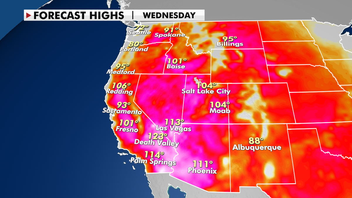 Heat continues to plague western U.S.